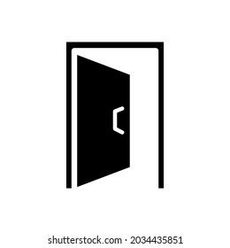 Door icon vector design illustration