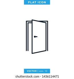 Door Icon Vector Design Template