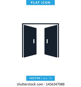 Door Icon Vector Design Template