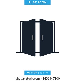 Door Icon Vector Design Template