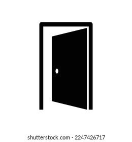 door icon vector design template in white background