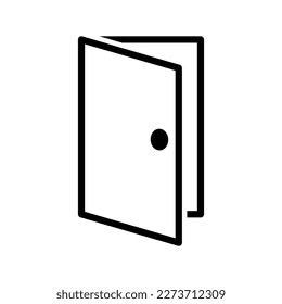 Door icon vector design template