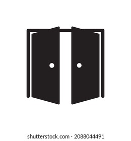 door icon vector design templates 