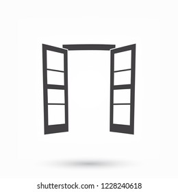 Door icon. Vector  Eps 10 