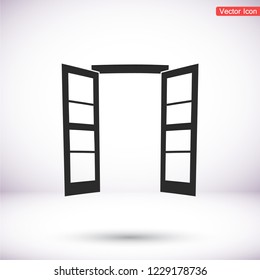 Door icon. Vector  Eps 10 