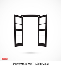 Door icon. Vector  Eps 10 