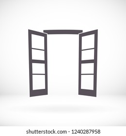 Door icon. Vector  Eps 10 