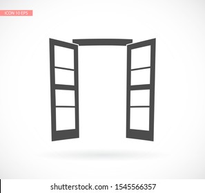 Door icon. Vector Eps 10 . Lorem Ipsum Flat Design