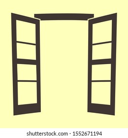 Door icon. Vector Eps 10 . Lorem Ipsum Flat Design