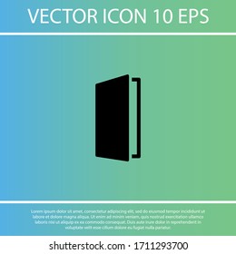 Door icon. Vector  Eps 10 . Lorem Ipsum Flat Design 