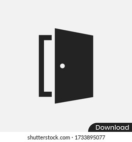 Vectores de icono de puerta 10