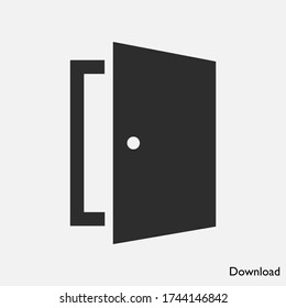 Door-Symbol-Vektor