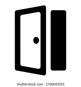 Door icon vector. Eps10 vector illustration.