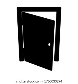 Door icon vector. Eps10 vector illustration.