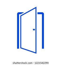 Door icon. Vector illustration