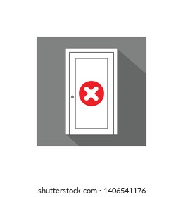 Door Icon Vector Illustration - Vector