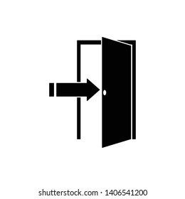 Door Icon Vector Illustration - Vector