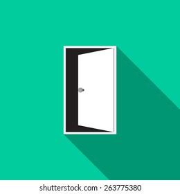 Door icon. Vector illustration