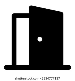 door icon vector illustration asset element