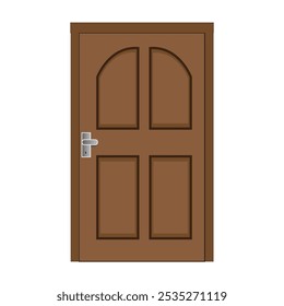 modelo de design de ilustração de vetor de ícone de porta