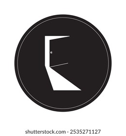 door icon vector illustration design template