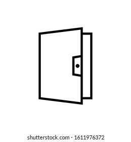 Door Icon Vector Illustration Logo Template