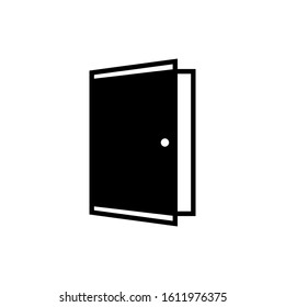 Door Icon Vector Illustration Logo Template
