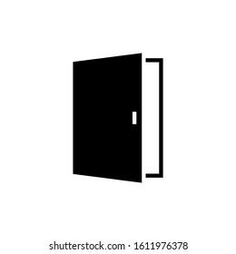 Door Icon Vector Illustration Logo Template