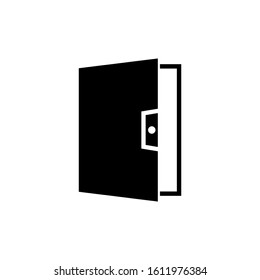 Door Icon Vector Illustration Logo Template