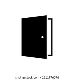 Door Icon Vector Illustration Logo Template