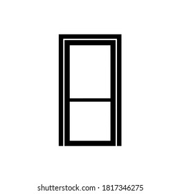 door icon vector illustration logo template