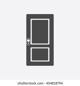 Door icon of vector illustration for web and mobile design