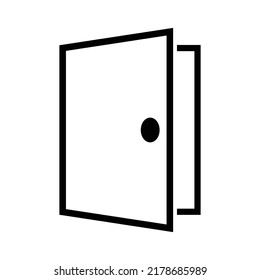 Door Icon Vector On Trendy Design.