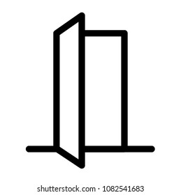 door icon vector pictogram mark symbol