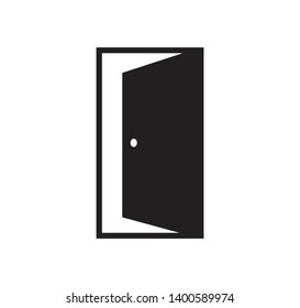 Door icon vector sign illustration