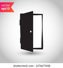Door icon. Door vector sign. Linear icon. Flat symbol. Door line icon. 