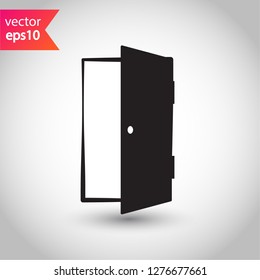 Door icon. Door vector sign. Linear icon. Flat symbol. Door line icon. 
