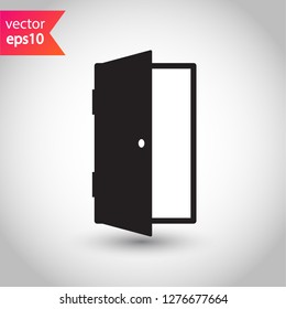 Door icon. Door vector sign. Linear icon. Flat symbol. Door line icon. 