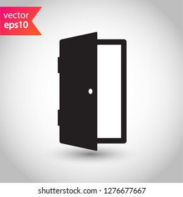 Door icon. Door vector sign. Linear icon. Flat symbol. Door line icon. 