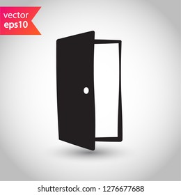 Door icon. Door vector sign. Linear icon. Flat symbol. Door line icon. 
