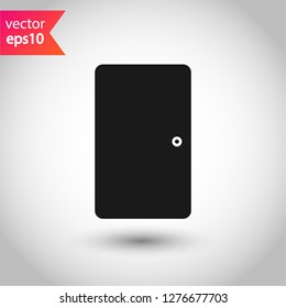 Door icon. Door vector sign. Linear icon. Flat symbol. Door line icon. 
