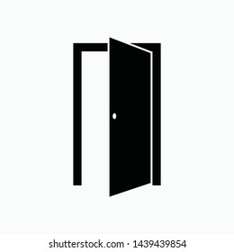 door icon vector sign symbol isolated