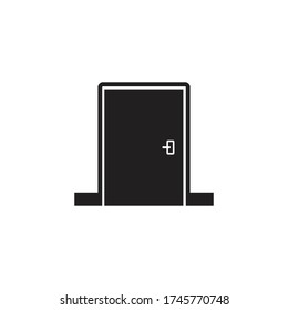 door icon vector sign symbol isolated