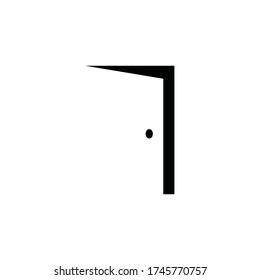 door icon vector sign symbol isolated