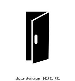 door icon vector simple design