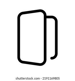 Ilustración de diseño del símbolo del vector de la puerta