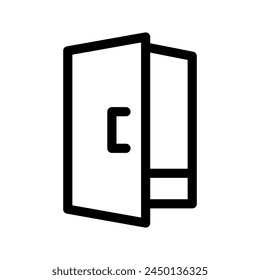Door Icon Vector Symbol Design Illustration
