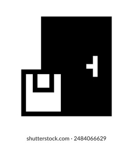 Door Icon Vector Symbol Design Illustration