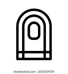 Door Icon Vector Symbol Design Illustration