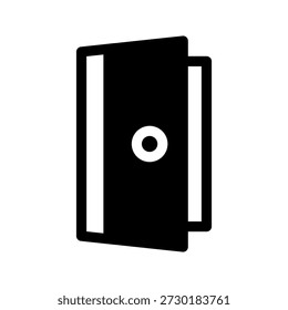 Ilustração de design de símbolo de vetor de ícone de porta
